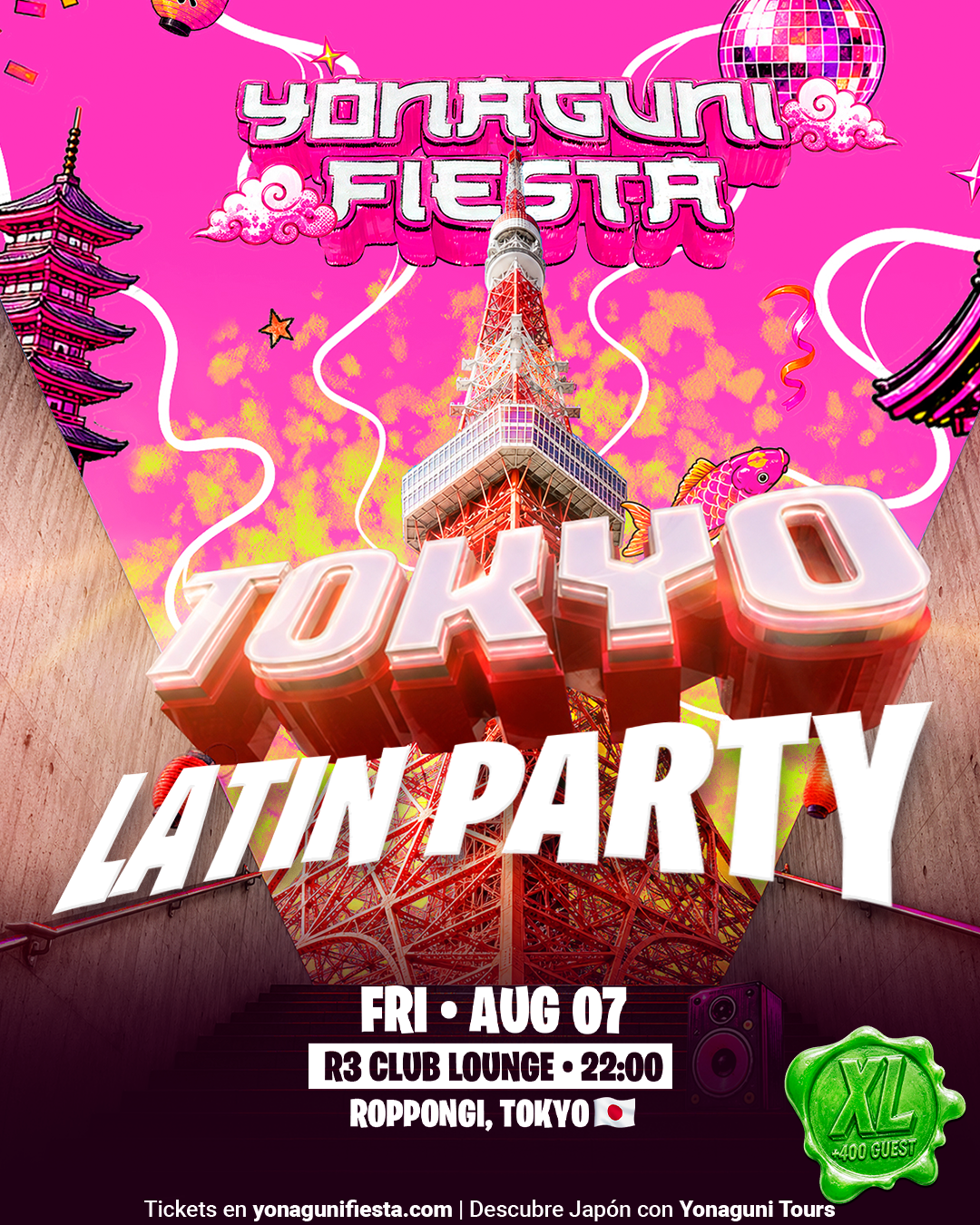 Tokyo - Friday, August 7th - R3 Club Lounge