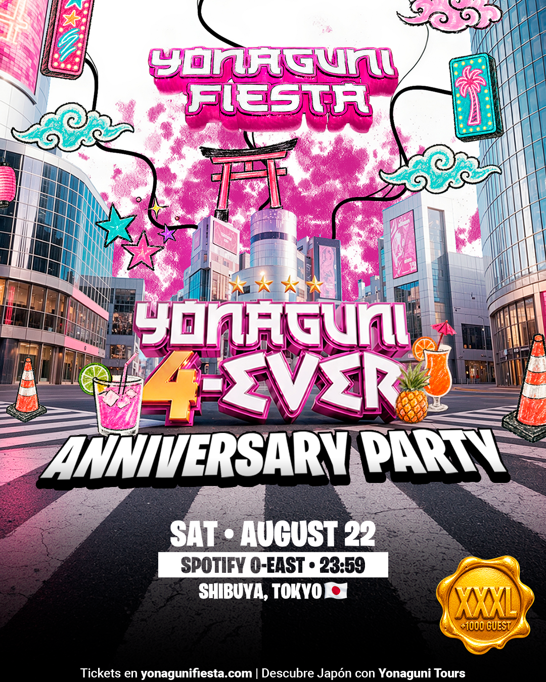 SHIBUYA - Saturday, August 22th - SPOTIFY O-EAST