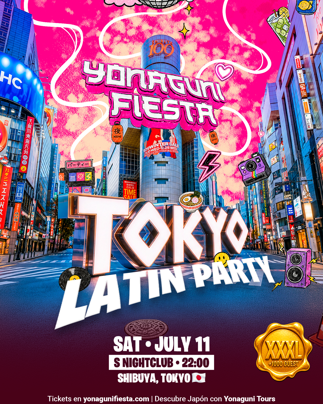 Tokyo - Saturday, July 11th - S Nightclub Shibuya