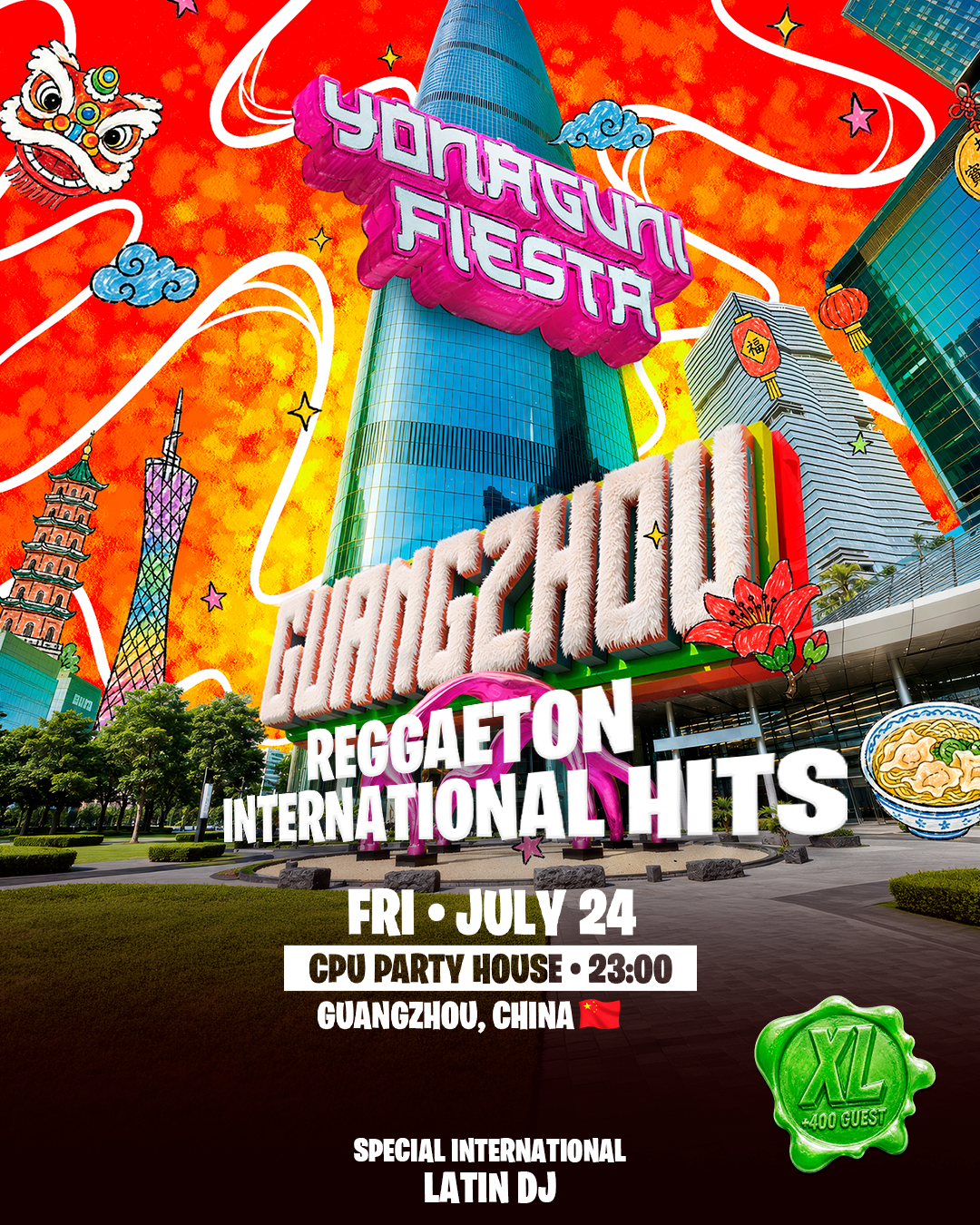 Guangzhou, China - Friday, July 24th - CPU PARTY HOUSE