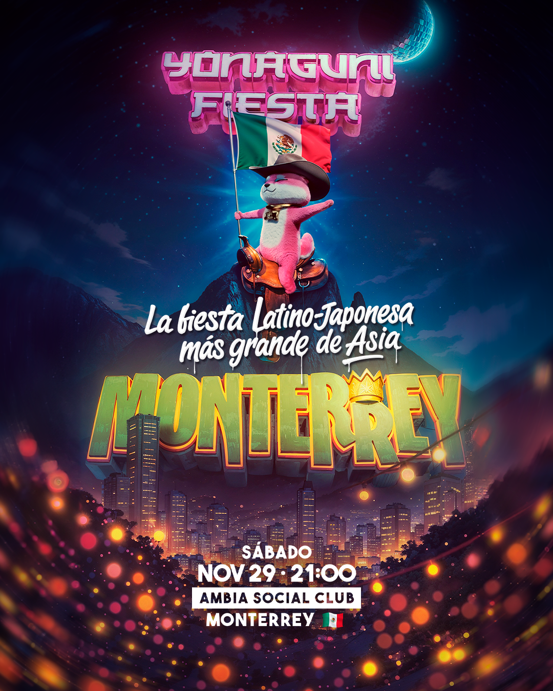 Monterrey - Saturday, November 29th - AMBIA SOCIAL CLUB