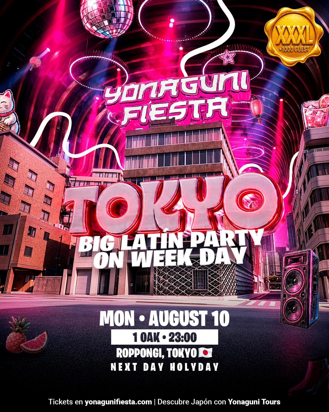 Tokyo - Monday, August 10th - 1OAK Tokyo