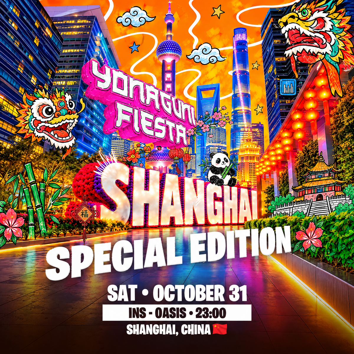 SHANGHAI - Saturday, October 31th - Ins Oasis