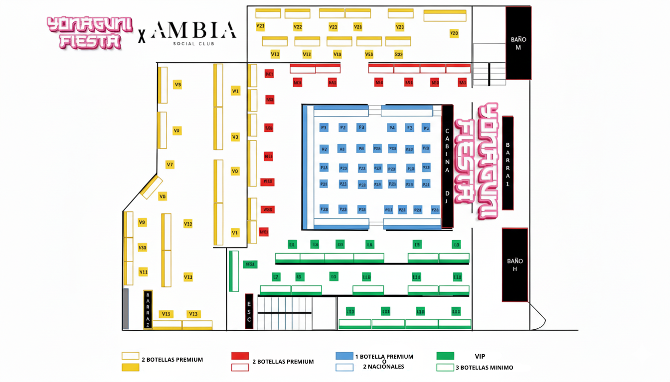 VIP &amp; MESAS Monterrey - Saturday, November 29th - AMBIA SOCIAL CLUB