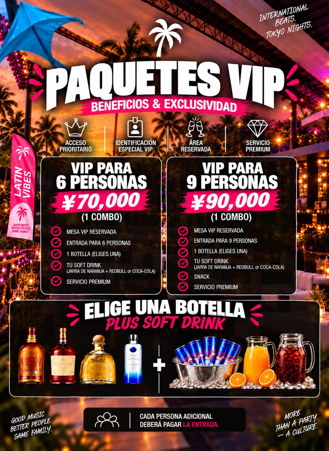 VIP Reservation - Nagoya Festival - Saturday, September 26th - RINKU BEACH