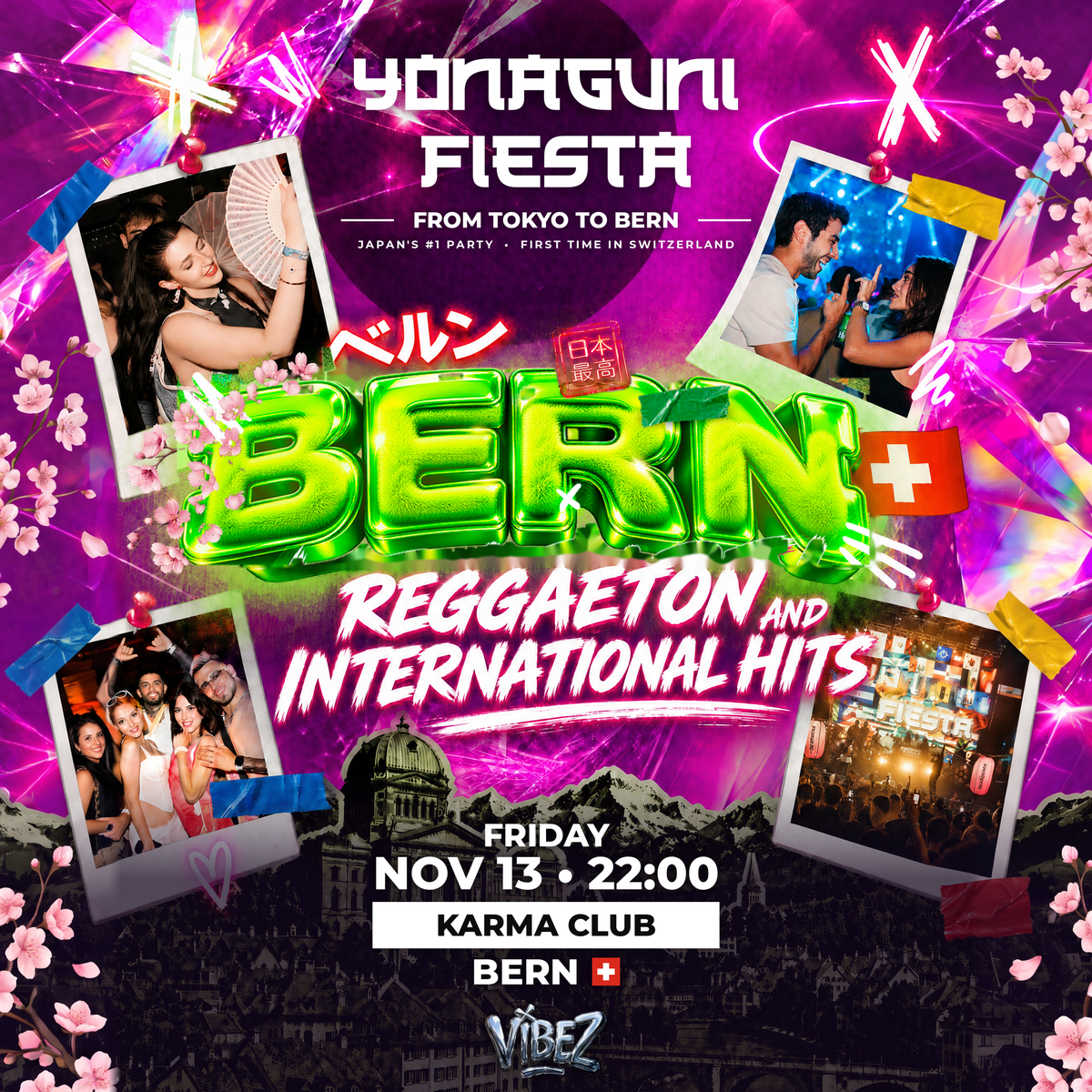 Yonaguni Fiesta Bern - Friday November 13, 22:00 - Karma Club