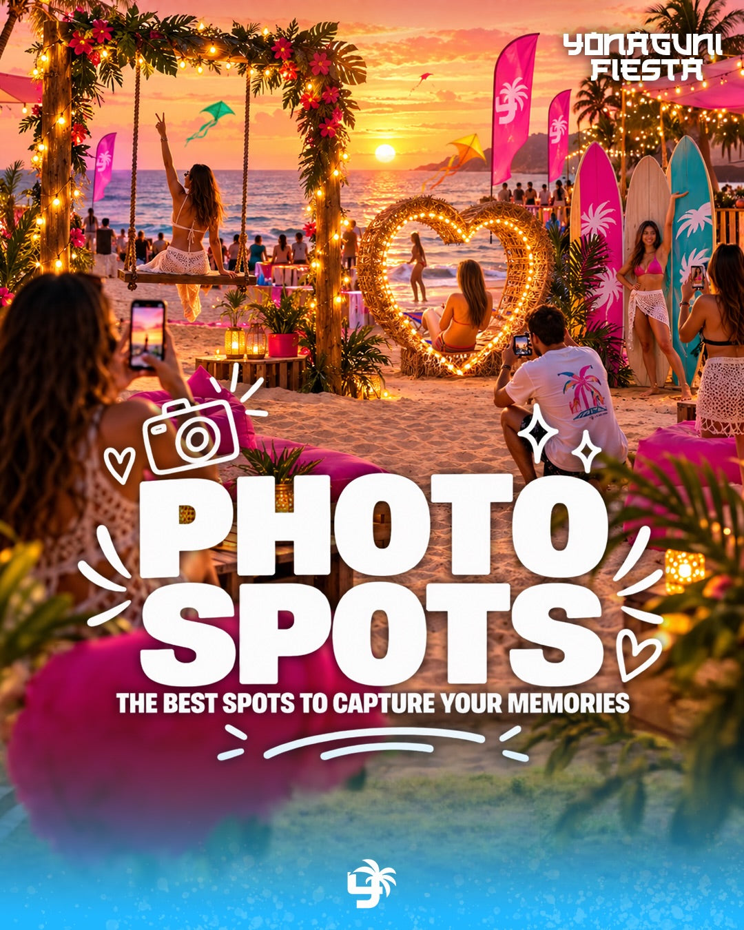 Photo spots at Yonaguni Latin Beach Fest