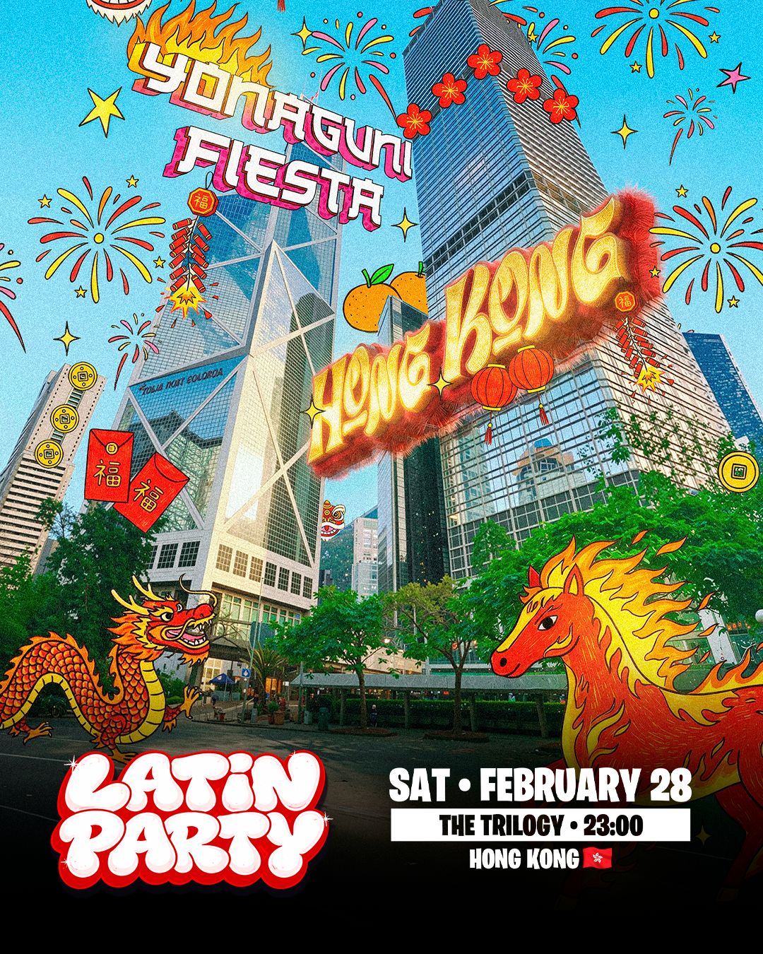 Hong Kong - Saturday, February 28th - THE TRILOGY - Yonaguni Fiesta