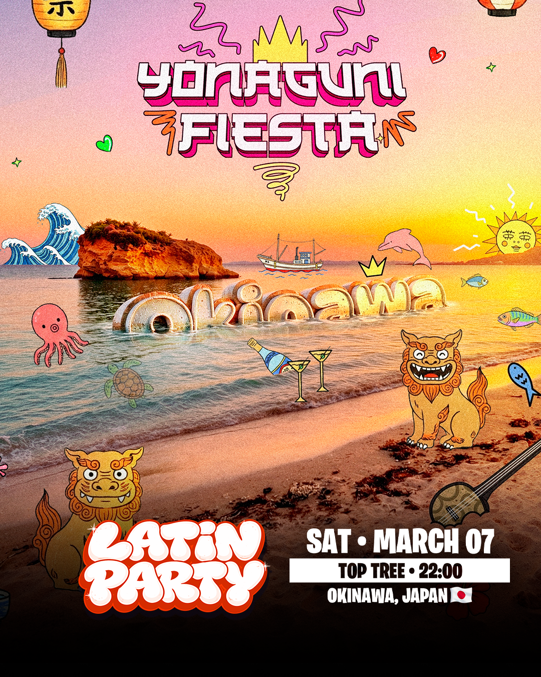 Okinawa - Saturday, March 7th - Top Tree Okinawa - Yonaguni Fiesta