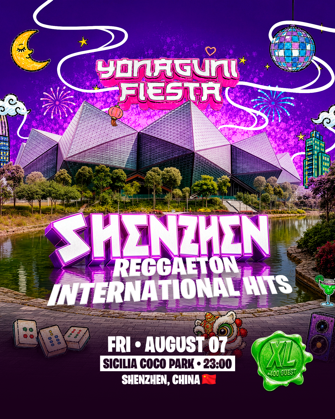 Shenzhen Reggaeton International Hits - Friday August 7th