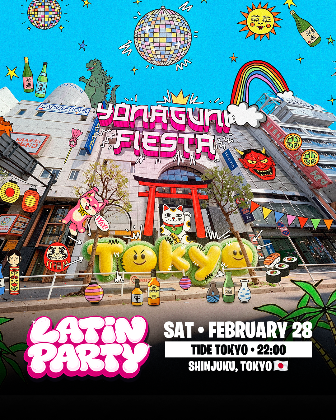 Tokyo - Saturday, February 28th - Tide Tokyo - Yonaguni Fiesta