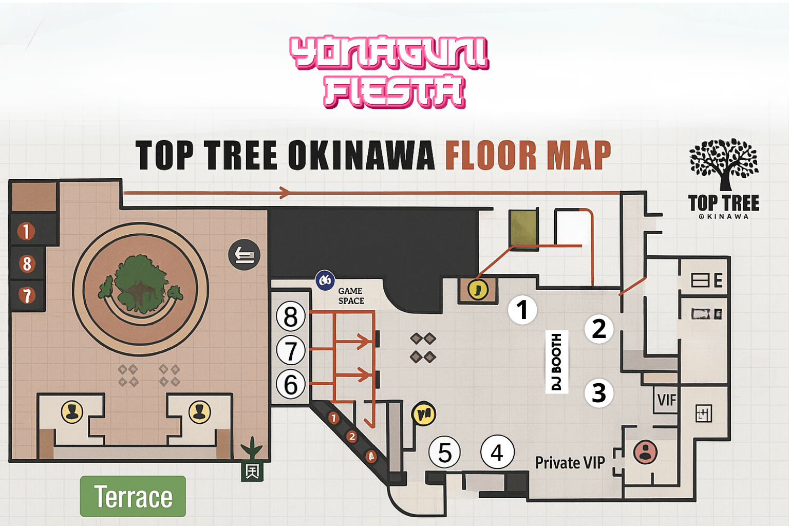 VIP Okinawa - Saturday, November 8th - Top Tree Okinawa - Yonaguni Fiesta